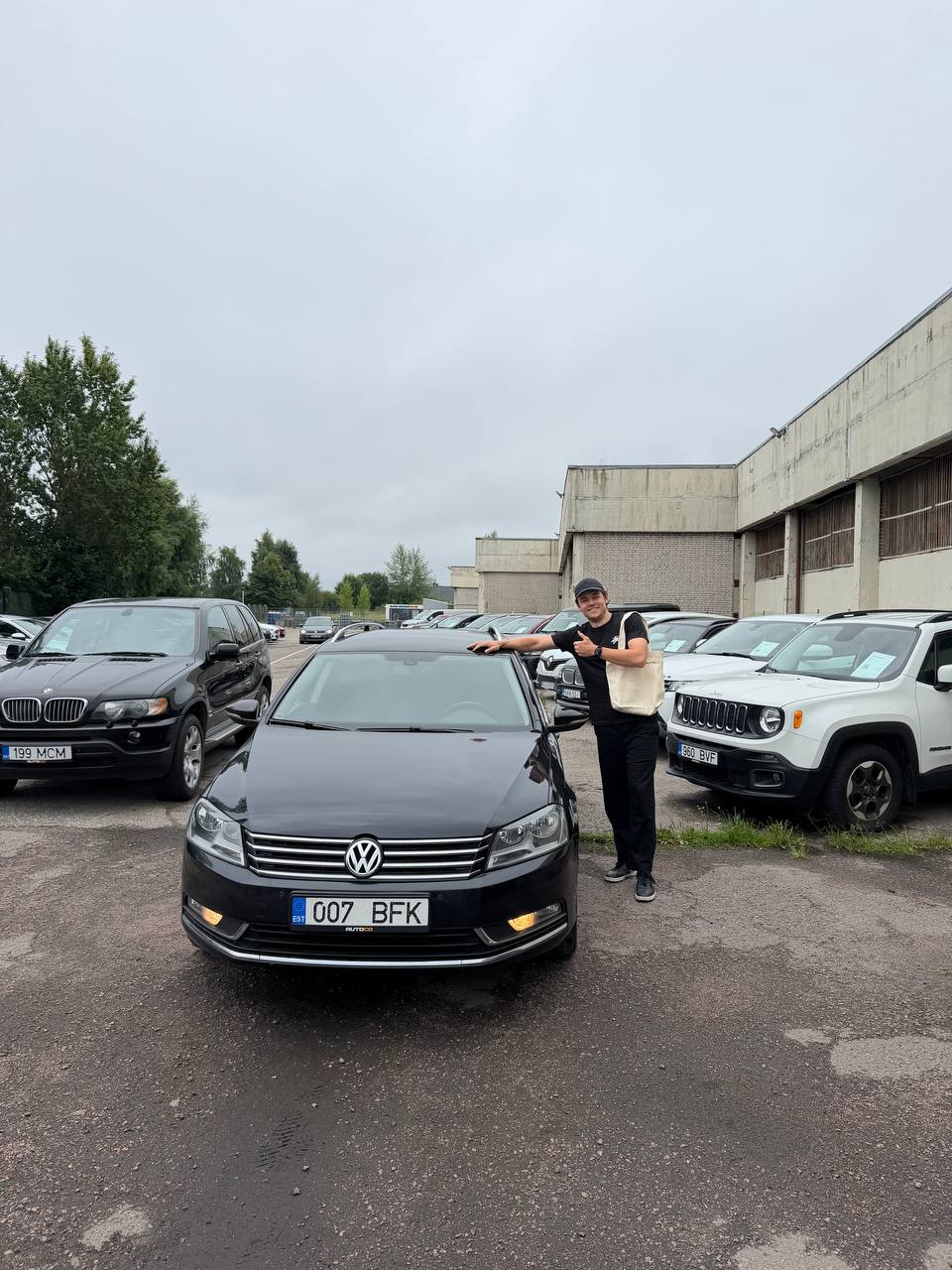 Autoco klient Volkswageniga pärast auto üleandmist